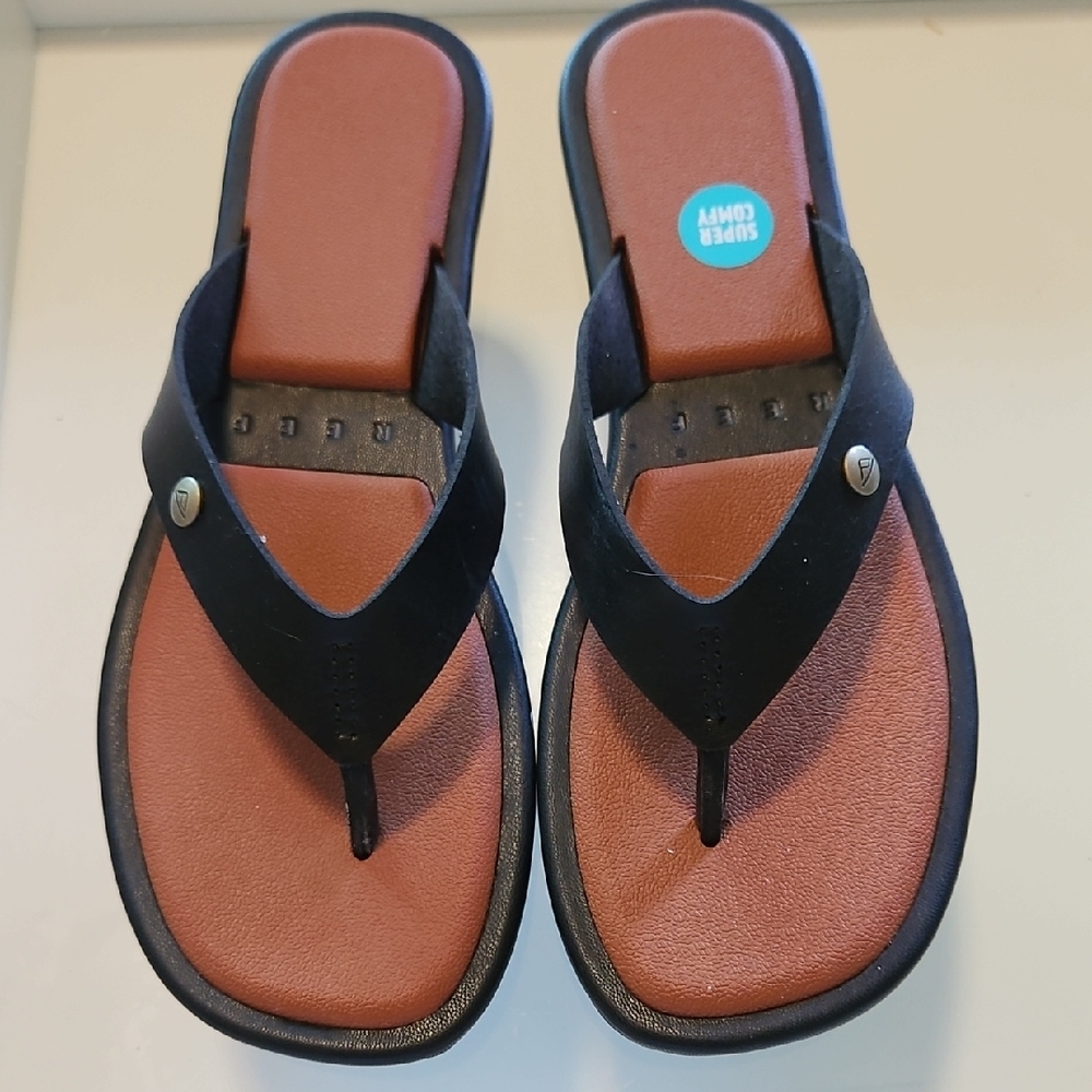 Reef Black and Tan Flip Flops